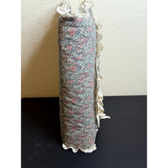 Vtg Padded Fabric Binder Photo Album Scrapbook Floral Lace Cottagecore 13x13 - Picture 4 of 10